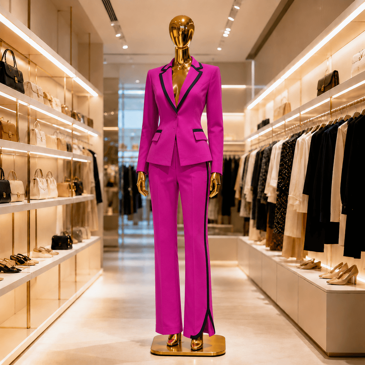 FUCHSIA SUIT